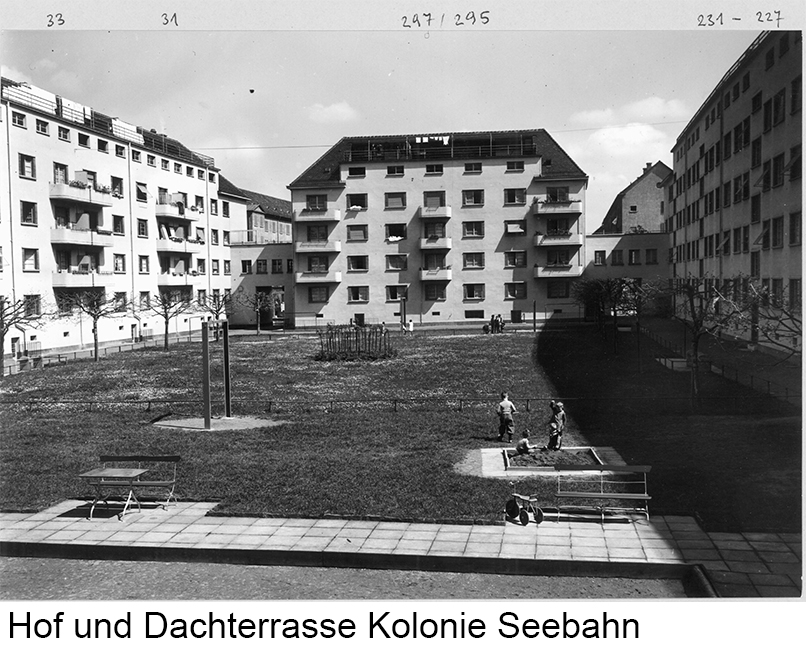 Hof und Terrasse Kolonie Seebahn